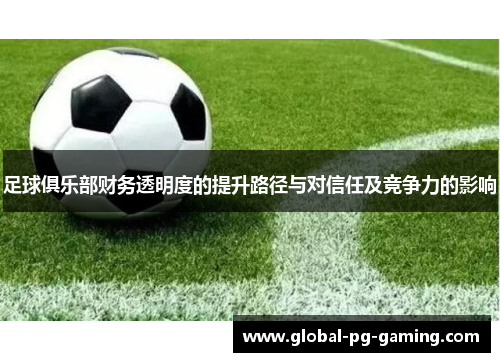 足球俱乐部财务透明度的提升路径与对信任及竞争力的影响 足球俱乐部财务透明度的提升路径与对信任及竞争力的影响